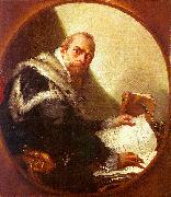 Giovanni Battista Tiepolo Portrait of Antonio Riccobono oil painting artist